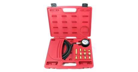 Манометр для измерения давления масла, 0-21 бар, комплект адаптеров МАСТАК 120-20012C