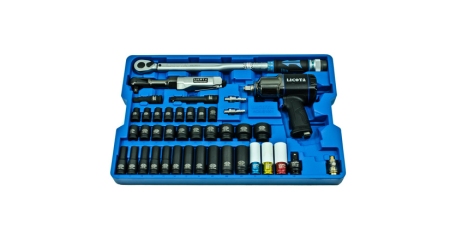 Licota ACK-B1001 Набор с гайковертом, пневмотрещоткой, ударными головками и динамометрическим ключом