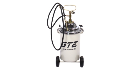 Установка для подачи консистентных смазок (солидолонагнетатель) GTE-K50300PRO, с ручным приводом, 13 кг.