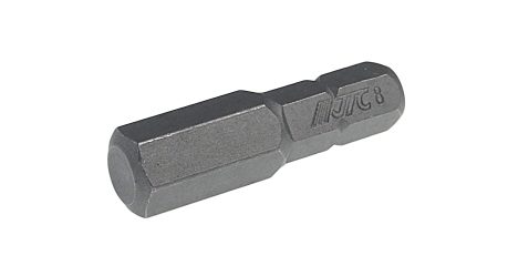 Бита HEX 6-ти гранная JTC 1153008 (H8х30 мм, 1/4" DR)