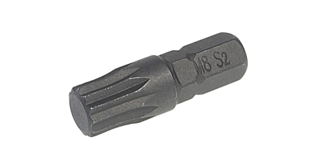 Бита SPLINE JTC 1162508 (M8х25 мм, 1/4" DR)