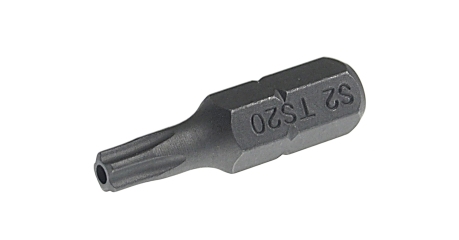 Бита TORX 5-ти гранная с отверстием JTC 1192520 (TS20Hх25 мм, 1/4")