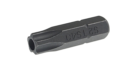 Бита TORX 5-ти гранная с отверстием JTC 1192540 (TS40Hх25 мм, 1/4
