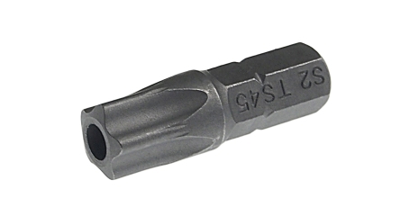 Бита TORX 5-ти гранная с отверстием JTC 1192545 (TS45Hх25 мм, 1/4