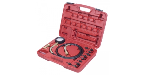 Манометр для измерения давления масла, 0-10 бар, комплект адаптеров МАСТАК 120-20010C