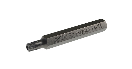 Бита TORX удлиненная JTC 1347540 (Т40Hх75 мм, 10 мм, S2)