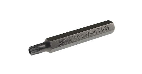 Бита TORX удлиненная JTC 1347540 (Т40Hх75 мм, 10 мм, S2)