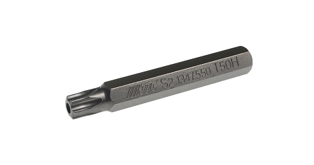 Бита TORX удлиненная JTC 1347550 (Т50Hх75 мм, 10 мм, S2)