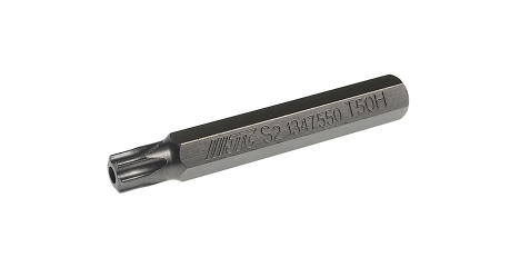 Бита TORX удлиненная JTC 1347550 (Т50Hх75 мм, 10 мм, S2)