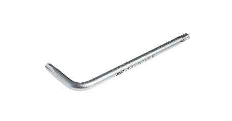 Ключ TORX Г-образный 5-гранный JTC 71910 (TS10H, L=51 мм)