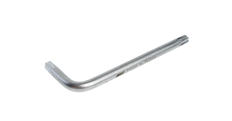 Ключ TORX Г-образный 5-гранный JTC 71920 (TS20H, L=57 мм)