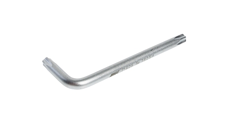 Ключ TORX Г-образный 5-гранный JTC 71925 (TS25H, L=60 мм)
