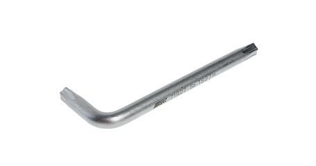 Ключ TORX Г-образный 5-гранный JTC 71927 (TS27H, L=64 мм)