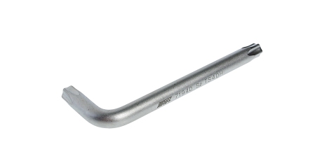 Ключ TORX Г-образный 5-гранный JTC 71940 (TS40H, L=76 мм)