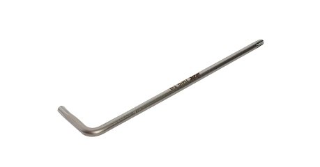 Ключ TORX Г-образный удлиненный JTC 73410 (T10H, L=90 мм)