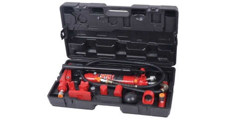 Набор гидравлических растяжек GTE-HR13004 (4 т.) для кузовных работ в кейсе