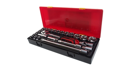 Набор инструментов слесарно-монтажный JTC K4253 (25 предметов в ложементе)