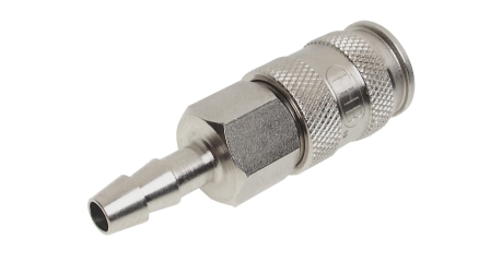 Переходник для компрессора 9.9мм быстросъемный с клапаном "елочка" JTC