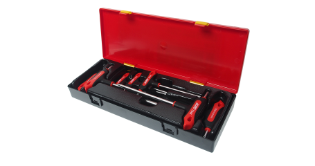 Набор ключей TORX Т-образных JTC K6074 (Т10Н-Т40Н, 7 предметов)