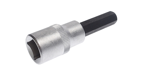 Бита-головка JTC 4529-H10 (1/2", HEX, H10, L=75 мм)