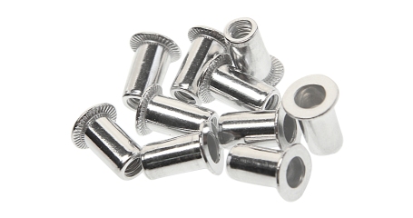 Заклепка резьбовая алюминиевая JTC 2064-10 (M4х0,7 мм, 10 шт.)