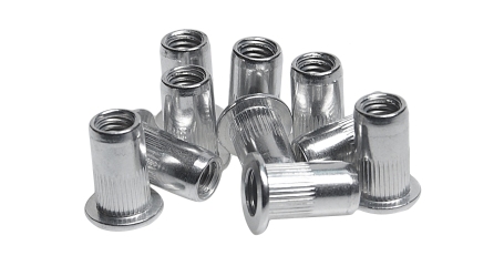 Заклепка резьбовая алюминиевая JTC 2065-10 (M5х0,8 мм,10 шт.)