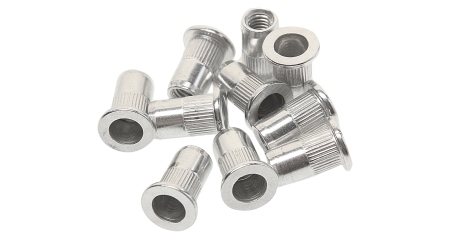 Заклепка резьбовая алюминиевая JTC 2066-10 (M6х1 мм, 10 шт.)