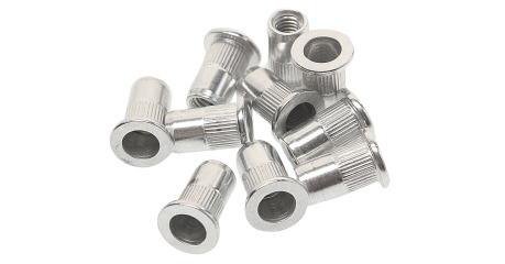 Заклепка резьбовая алюминиевая JTC 2066-10 (M6х1 мм, 10 шт.)