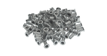 Заклепка резьбовая алюминиевая JTC 2063 (M3х0,5 мм, 100 шт.)