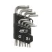 Набор ключей TORX ТS10-ТS50 пятилучевых Г-образных с отверстием JTC 5355 (9 предметов)
