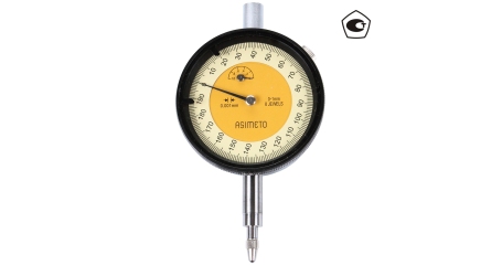 ASIMETO 402-01-0-П Индикатор часового типа ИЧ 0-1 мм, 0,001 мм, с поверкой