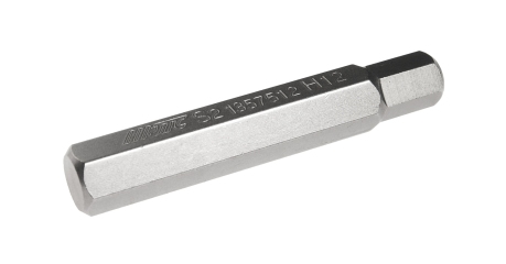 Бита HEX 6-ти гранная удлиненная JTC 1357512 (H12х75 мм, 10 мм, S2)