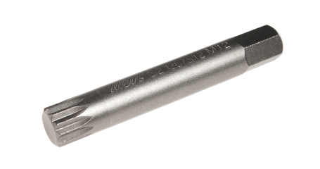 Бита SPLINE удлиненная JTC 1367512 (M12х75 мм, 10 мм, S2)