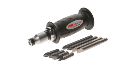 Отвертка ударная с набором бит и резиновой ручкой JTC 5410 (9 предметов)