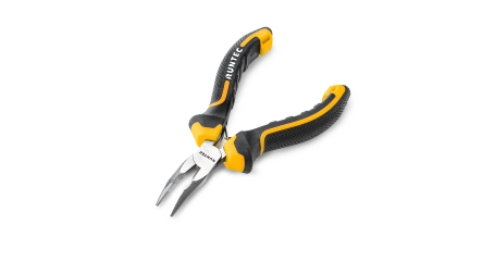Длинногубцы RUNTEC RT-PLR09130 изогнутые, мини, 130 мм