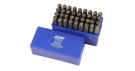 Клейма буквенные кириллица JTC 7253 (6 мм, HRC 60+-2 град. DIN 1451)