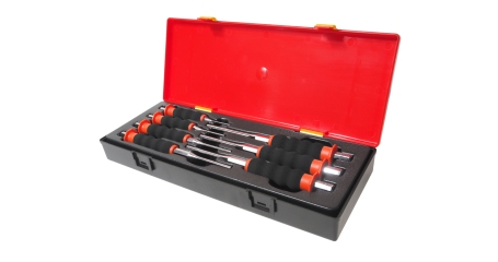 Набор выколоток с рукояткой JTC K8071 (7 предметов)