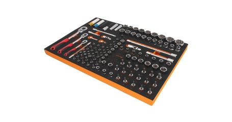 Набор инструментов слесарно-монтажный JTC MB1116 (MERCEDES, 116 предметов в ложементе)