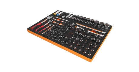 Набор инструментов слесарно-монтажный JTC MB1116 (MERCEDES, 116 предметов в ложементе)