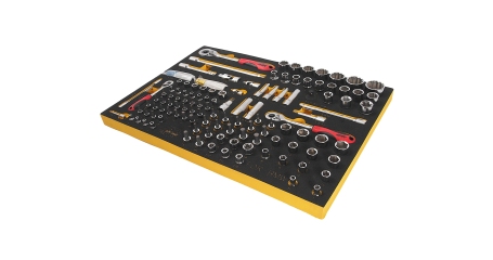 Набор инструментов слесарно-монтажный JTC BW1119 (BMW, 119 предметов в ложементе)