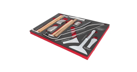 Набор инструментов слесарно-монтажный для кузовных работ JTC UB3013 (13 предметов в ложементе)