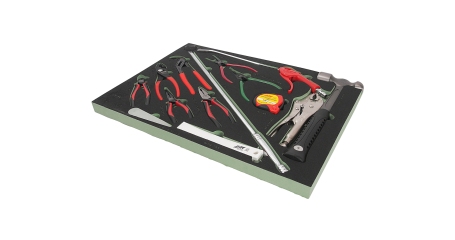 Набор инструментов слесарно-монтажный JTC UP4014V (VAG, 14 предметов в ложементе)