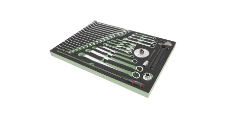 Набор инструментов слесарно-монтажный JTC VA2035 (VAG, 35 предметов в ложементе)