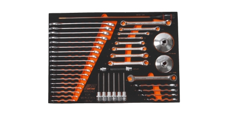 Набор инструментов слесарно-монтажный JTC MB2042 (MERCEDES, 42 предмета в ложементе)