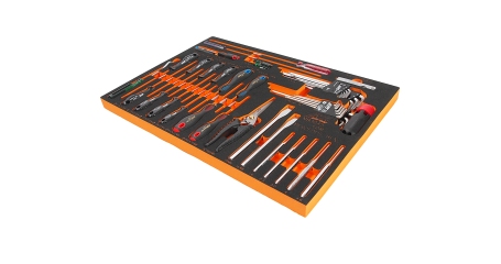 Набор инструментов слесарно-монтажный JTC MB3045 (MERCEDES, 45 предметов в ложементе)