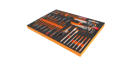 Набор инструментов слесарно-монтажный JTC MB3045 (MERCEDES, 45 предметов в ложементе)