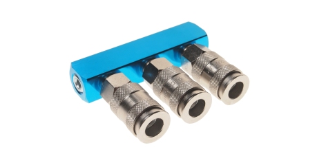 Переходник для компрессора быстросъемный с клапаном тройник JTC