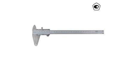 ASIMETO 343-06-4-П Штангенциркуль нониусный тип 1; 0,02 мм, 0-150 мм, со сборной рамкой, с поверкой