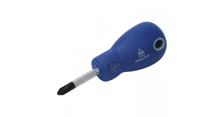 Отвертка крестовая Phillips 2х38 мм, держатель МАСТАК 041-02038H