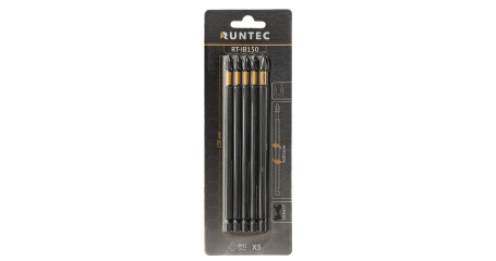 RUNTEC RT-IB150 Бита ударная RUNTEC (H6.35, 150 мм, PH2), 5 шт.